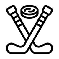 Ice Hockey Icon Design vector