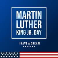 Martin Luther King Jr. Day Background Design vector