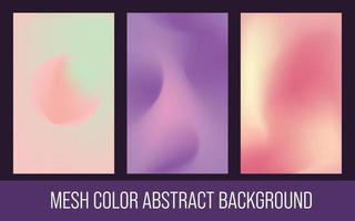 Mesh Color Abstract Background vector