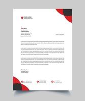 creative letterhead template vector