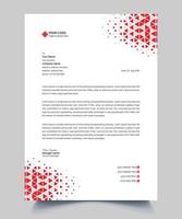 creative letterhead design template vector