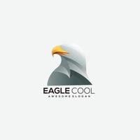 illustration eagle logo gradient colorful vector