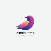 bird logo design logo gradient colorful vector