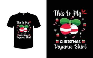 vector libre de diseño de camiseta de navidad