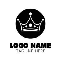 Crown Logo Template vector icon illustration design