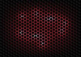 Abstract hexagon background. Seamless pattern of hexagonal mesh. Futuristic technology wireless data geometric concept vector