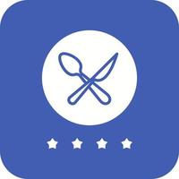 Store Rating Glyph Round Corner Background Icon vector