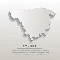 Sylhet isometric map with blend vector