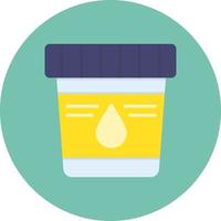 Urine Sample Creative Icon Design vector