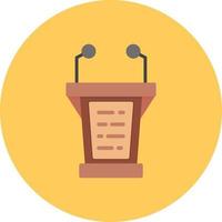 Lectern Creative Icon Design vector