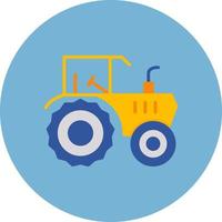 Tractor Creative Icon Design vector