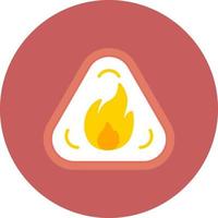 Flame Creative Icon Design vector