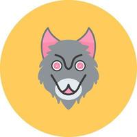 Wolf Creative Icon Design vector