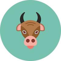 diseño de icono creativo de vaca vector