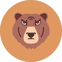 Polar Bear Creative Icon Design vector