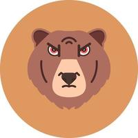 diseño de icono creativo de oso polar vector