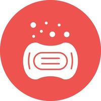 Soap Glyph Circle Icon vector