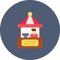 Ticket Office Creative Icon Design vector