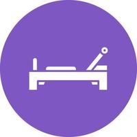 Reformer Glyph Circle Icon vector