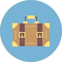 Suitcase Creative Icon Design vector