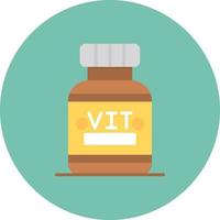 Vitamins Creative Icon Design vector