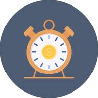 Money Hour Creative Icon Design vector