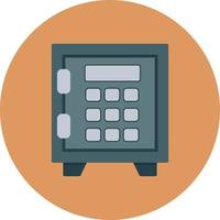 Safe Lock Creative Icon Design vector