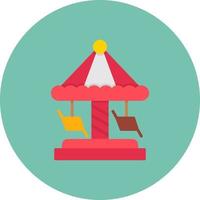 Merry Go Round Creative Icon Design vector