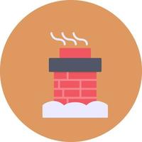 Chimney Top Creative Icon Design vector