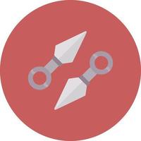 diseño de icono creativo kunai vector