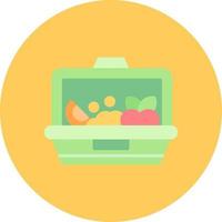 Lunch Box Creative Icon Design vector