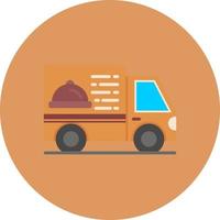 Delivery Van Creative Icon Design vector