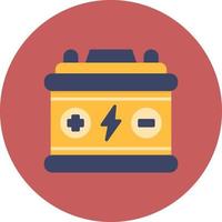 Car Battery Creative Icon Design vector