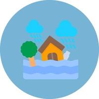 Flood Creative Icon Design vector