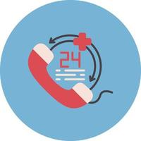 Emergency call Creative Icon Design vector