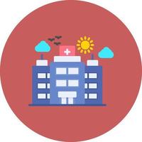 diseño de icono creativo de hospital vector