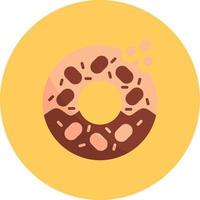 diseño de icono creativo de donut vector