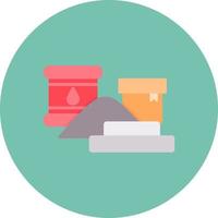 Raw Materials Creative Icon Design vector