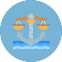 Law Creative Icon Design vector