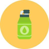 Water Bottle Creative Icon Design vector