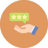 Customer Review Creative Icon Design vector