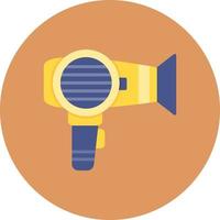 Hair Dryer Creative Icon Design vector