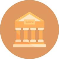 Greek Temple Creative Icon Design vector