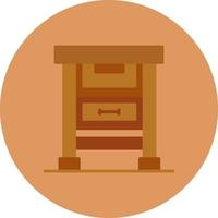 End Table Creative Icon Design vector