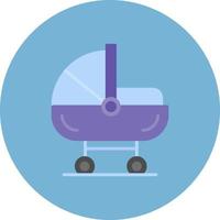 Baby Crib Creative Icon Design vector