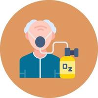 Oxygen Mask Creative Icon Design vector