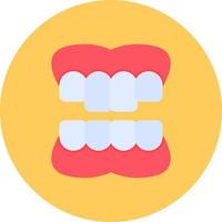 Denture Creative Icon Design vector