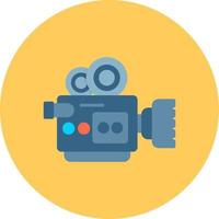 Video Camera Creative Icon Design vector