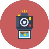 Instant Camera Creative Icon Design vector