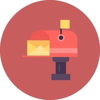 Mail Box Creative Icon Design vector